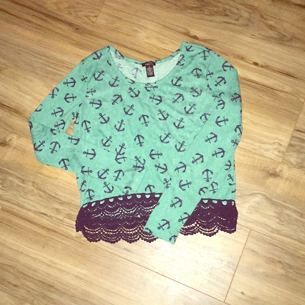 A long sleeve top